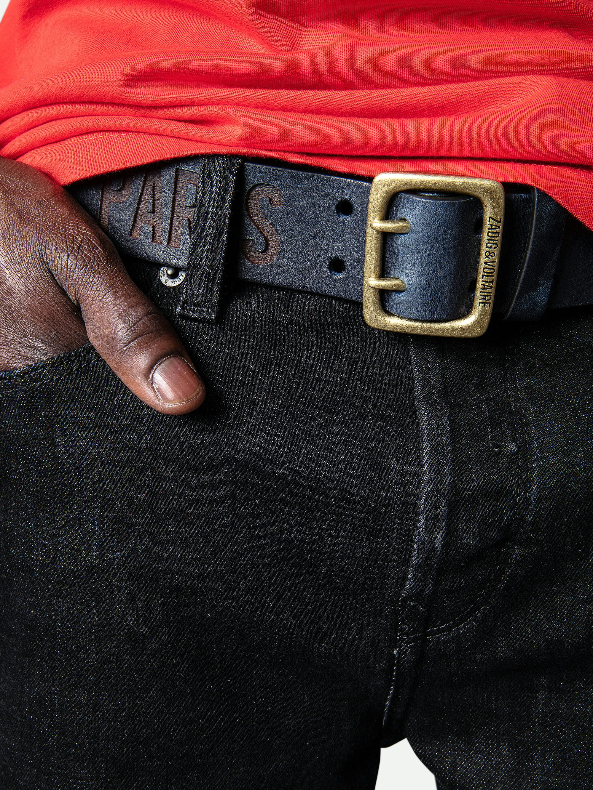 Buckley Stamp belt - Leather belt.